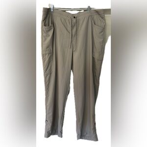 Columbia Nylon Cargo Hiking Pants. Tan, women’s XXl.